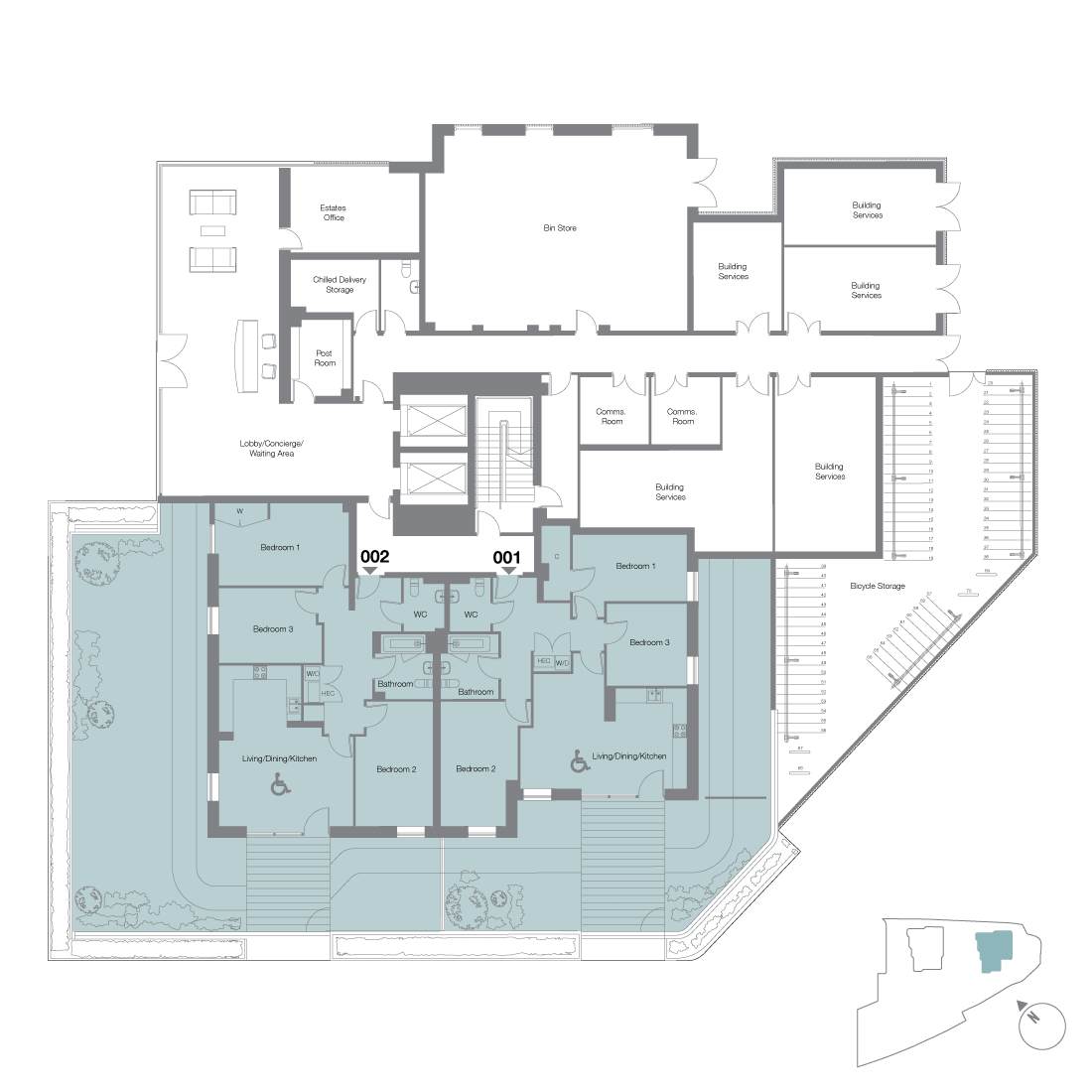 Floorplan for plot 002